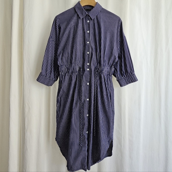 🇪🇦 Zara - Striped Shirt Dress - Picture 2 of 12
